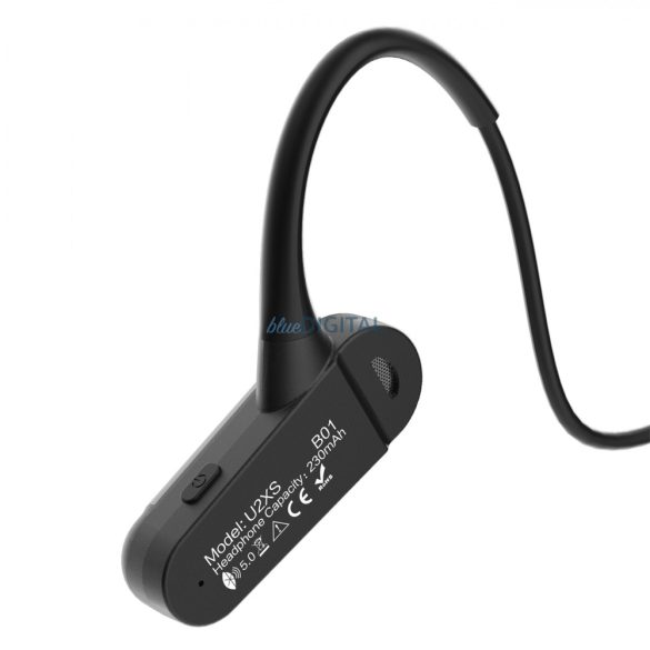 Dudao U2XS Air Conduction vezeték nélküli sport fejhallgató fekete