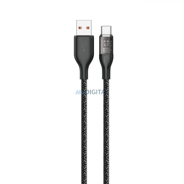 Gyorstöltő kábel 120W 1m USB - USB-C Dudao L22T - szürke