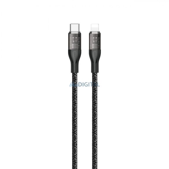 Gyors töltőkábel 30W 1m USB-C - Lightning Dudao L22 - szürke