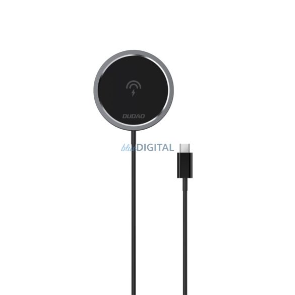 Dudao MagSafe 15W-os induktív töltő - fekete