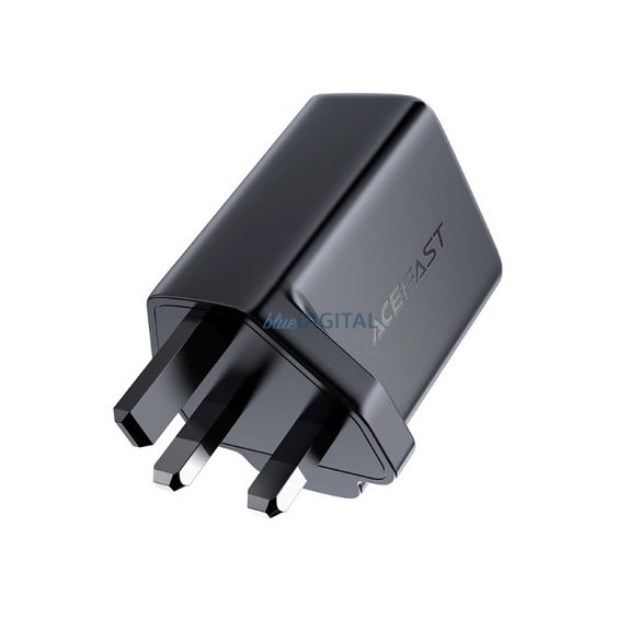 Acefast A8 utazó adapter UK 32W PD QC 3.0 - fekete