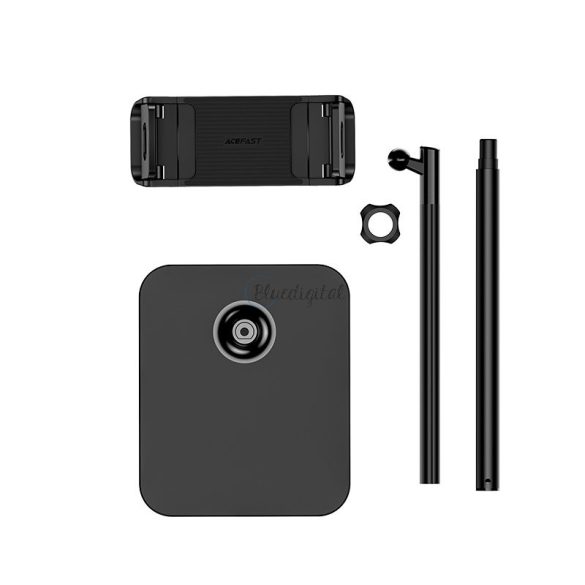 AceFast teleszkópos telefon és tablet tartó (135-230 mm szEdgees) az asztalhoz 360 ° -os fekete (E4 fekete)