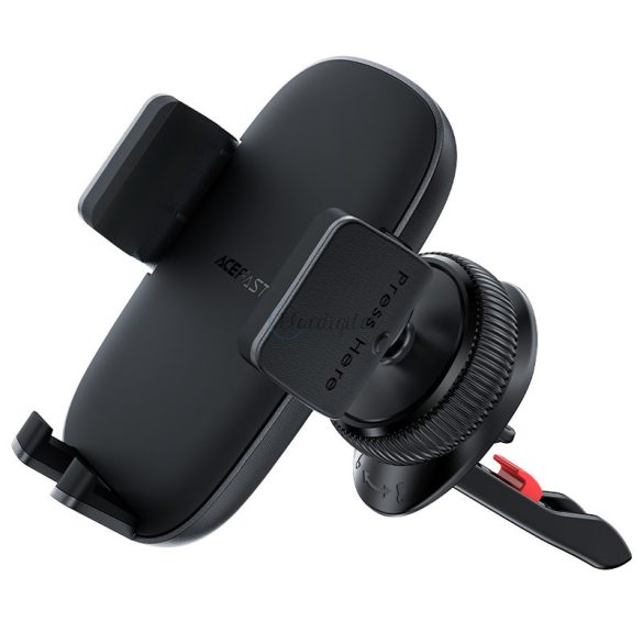 AceFast autós telefontartó műszerfalra és szellőztető rácsra fekete (D5 fekete)