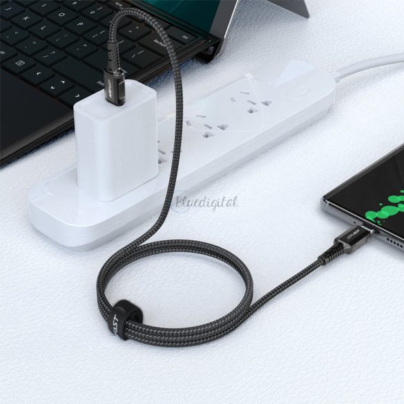 AceFast kábel USB type-c - USB type-c 1,2 m, 60W (20V / 3a) fekete (C1-03 fekete)