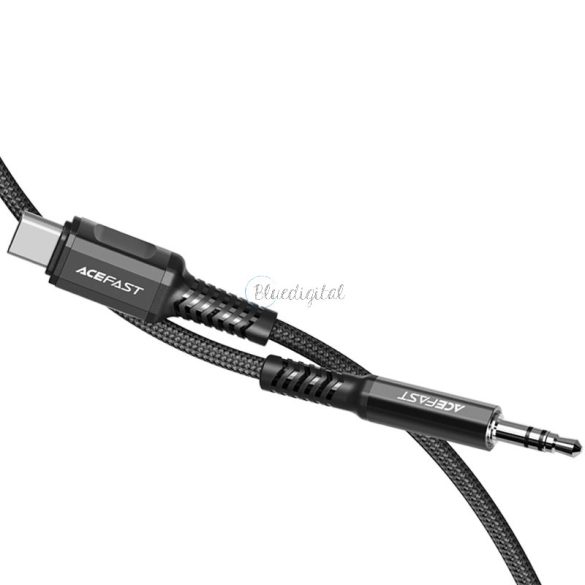 ACEFAST audio kábel USB type-c - 3,5 mm Mini Jack (apa) 1,2 m, Aux fekete (C1-08 fekete)