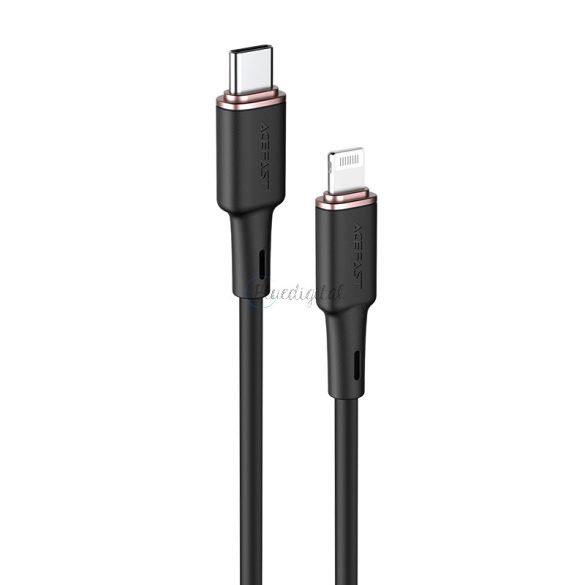 ACEFAST CABL MFI USB Type C - Lightning 1,2 m, 30W, 3A fekete (C2-01 fekete)