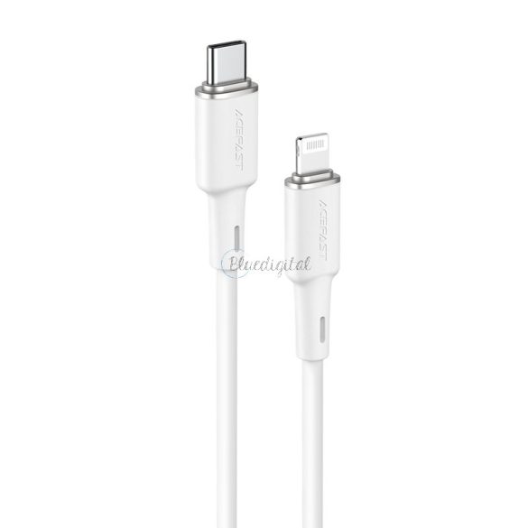 AceFast kábel MFI USB type-c - Lightning 1,2m, 30W, 3A fehér (C2-01 fehér)