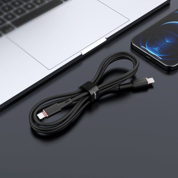 AceFast kábel MFI USB type-c - Lightning 1,2m, 30W, 3A fehér (C2-01 fehér)