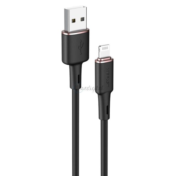 ACEFAST CABL MFI USB - Lightning 1,2M, 2.4A fekete (C2-02 fekete)