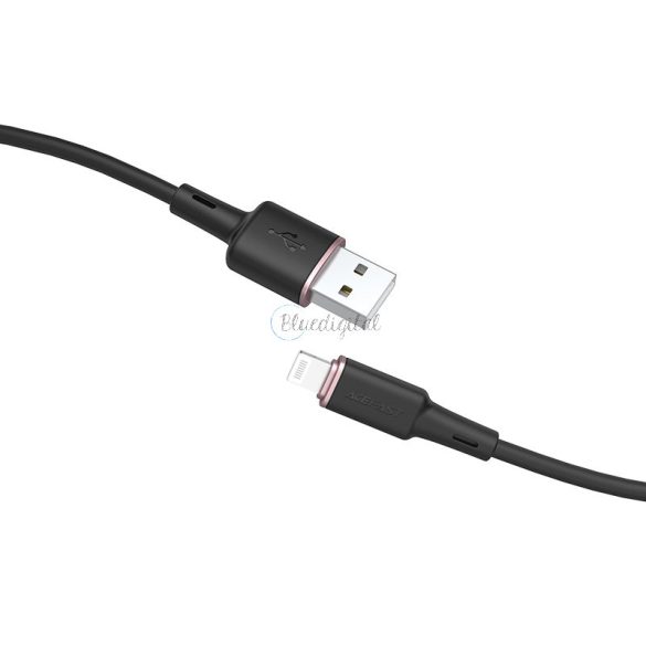 ACEFAST CABL MFI USB - Lightning 1,2M, 2.4A fekete (C2-02 fekete)