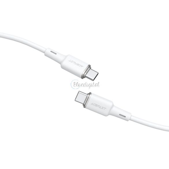 AceFast kábel USB type-c - USB type-c 1,2 m, 60W (20V / 3a) fehér (C2-03 fehér)