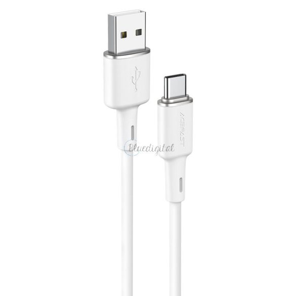 AceFast USB kábel - USB type-c 1,2 m, 3A fehér (C2-04 fehér)