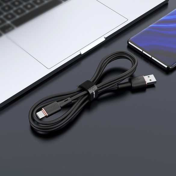 AceFast USB kábel - USB type-c 1,2m, 3A zöld (C2-04 olívazöld)