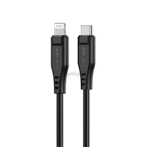 AceFast kábel MFI USB type-c - Lightning 1.2m, 30W, 3A fekete (C3-01 fekete)