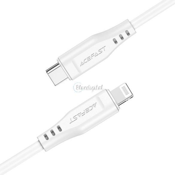 ACEFAST CABL MFI USB Type C - Lightning 1,2 m, 30W, 3a fehér (C3-01 fehér)