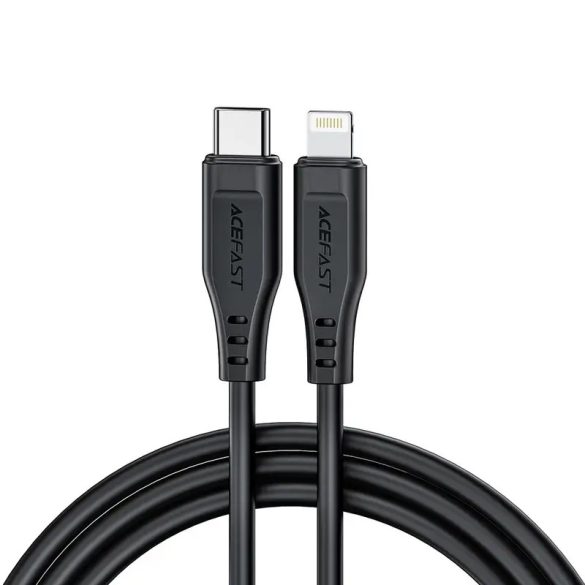 Acefast C3-01 Type-C - Lightning kábel 30W 3A 480Mb/s PD 1.2m - fehér