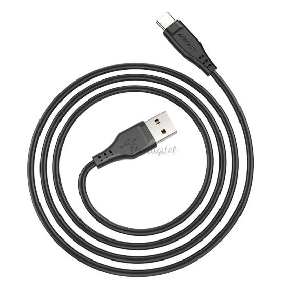 ACEFAST USB -kábel - Type-c USB 1,2M, 3A fekete (C3-04 fekete)