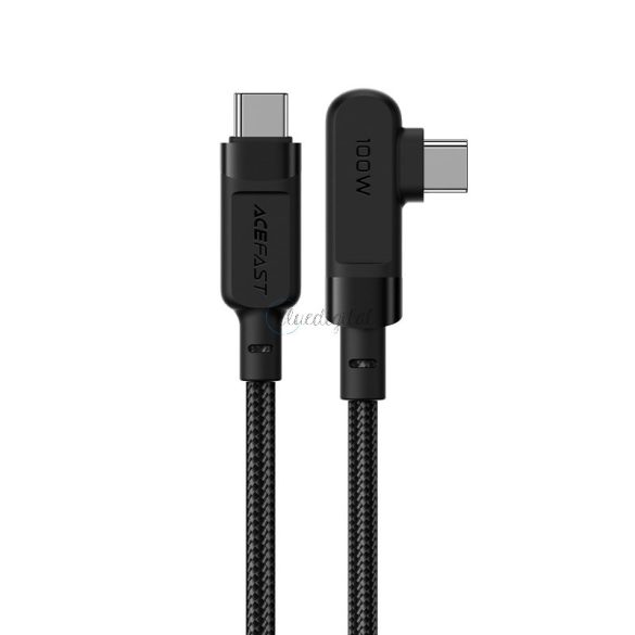 Acefast ferde kábel Type-c USB - USB Type C 2m, 100W (20V / 5A) fekete (C5-03 fekete)