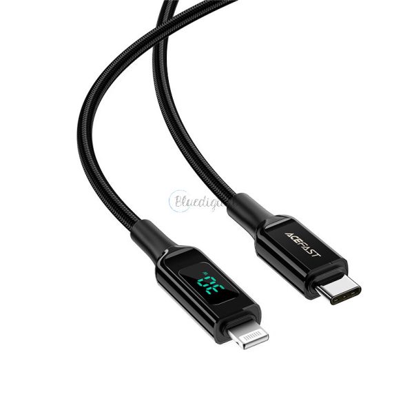 ACEFAST CABL MFI USB Type C - Lightning 1,2 m, 30W, 3A fekete (C6-01 fekete)