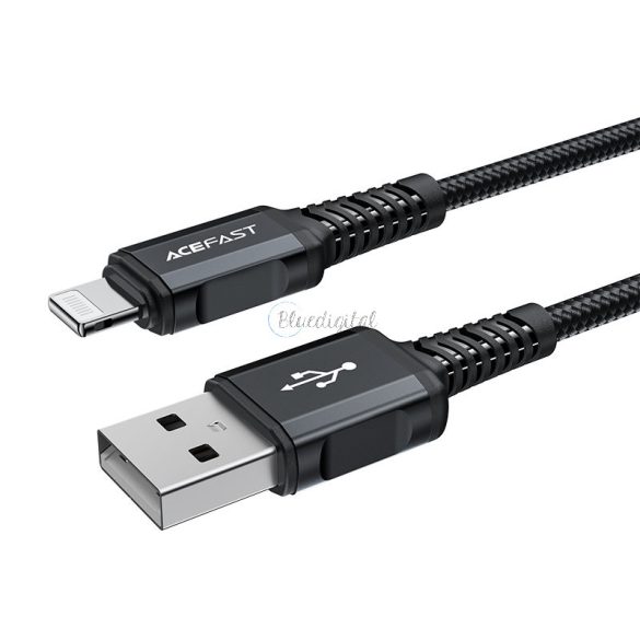 Acefast Cable MFI USB - Lightning 1,8m, 2,4a fekete (C4-02 A fekete)