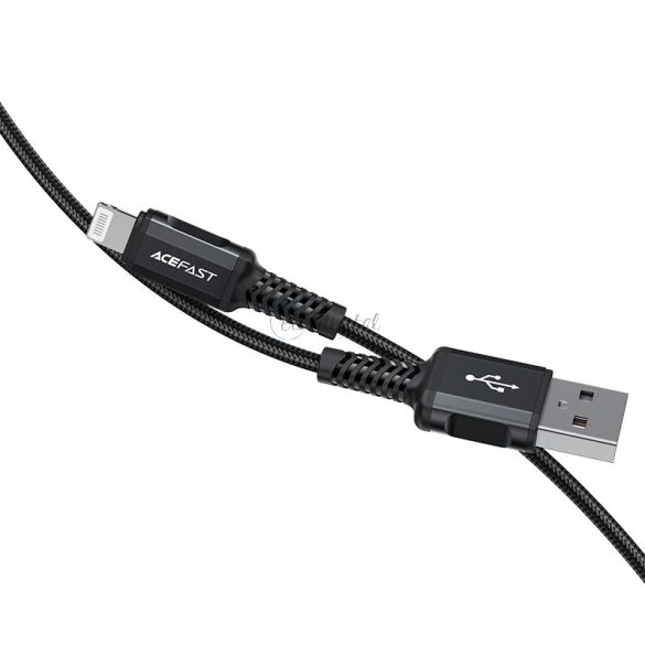 Acefast Cable MFI USB - Lightning 1,8m, 2,4a fekete (C4-02 A fekete)