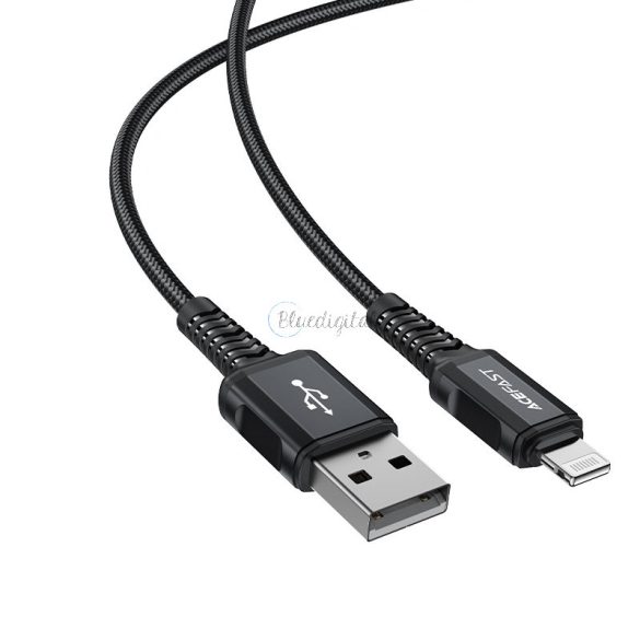 Acefast Cable MFI USB - Lightning 1,8m, 2,4a fekete (C4-02 A fekete)