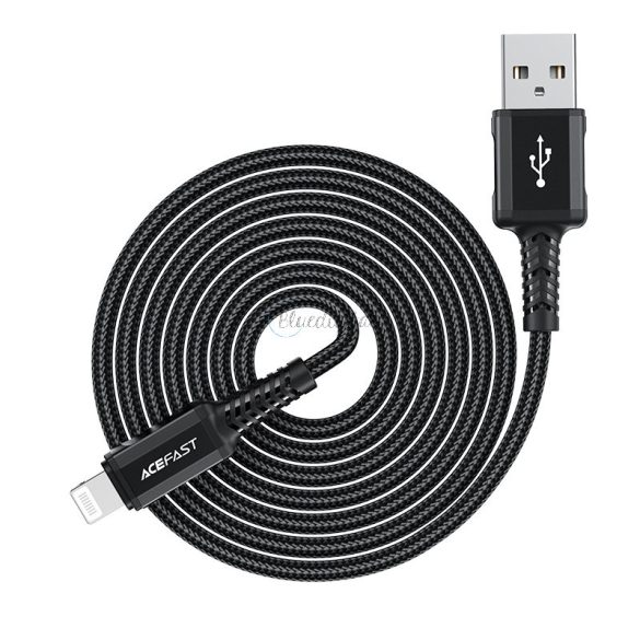 Acefast Cable MFI USB - Lightning 1,8m, 2,4a fekete (C4-02 A fekete)