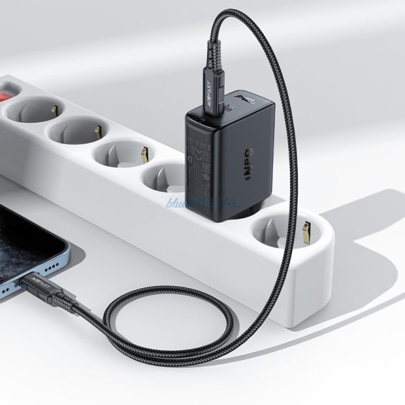 Acefast töltő GaN USB Type-C 50W, PD, QC 3.0, AFC, FCP fehér (A29 fehér)