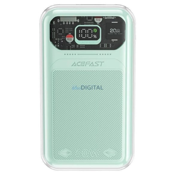 Acefast M2 Sparkling Series powerbank 20000mAh 30W - zöld