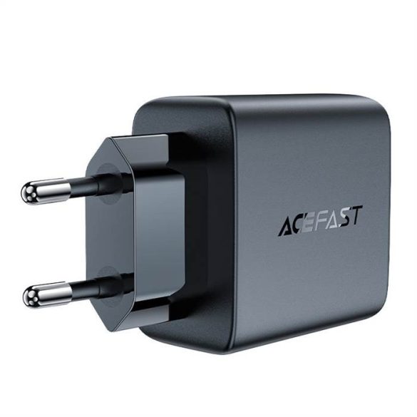 Gyorstöltő GaN 35W PD 2x USB C Acefast A49 - fekete