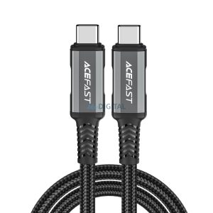 Acefast C1-09 USB-C / USB-C USB4 PD3.1 5A 1m kábel - szürke fekete