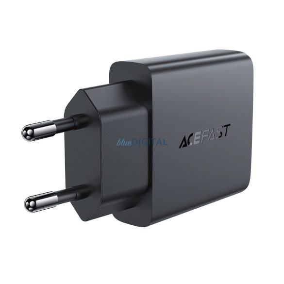 Acefast A65 hálózati töltő 1xUSB-C csatlakozással PD 20W GaN - fekete