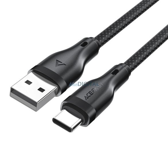 Acefast C8-04 USB-A - Type-C kábel 60W 3A 1.2m - fekete