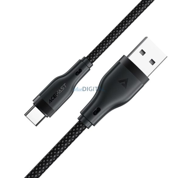 Acefast C8-04 USB-A - Type-C kábel 60W 3A 1.2m - fekete