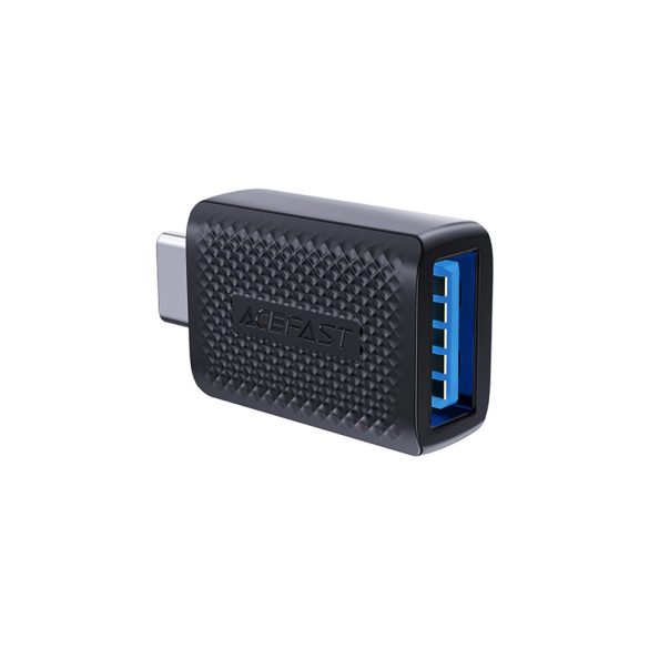 Acefast J1 Type-C - USB-A adapter 5Gb/s - fekete