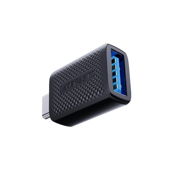 Acefast J1 Type-C - USB-A adapter 5Gb/s - fekete