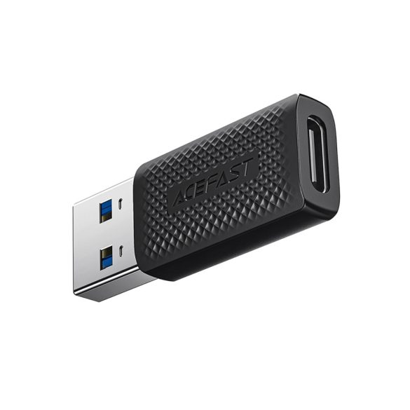 Acefast J2 USB-A - Type-C adapter 5Gb/s - fekete