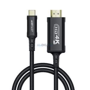 Acefast C1 USB-C - HDMI kábel 4K 60Hz HDR 1.8m - fekete