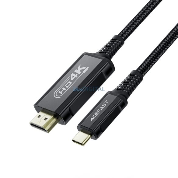 Acefast C1 USB-C - HDMI kábel 4K 60Hz HDR 1.8m - fekete