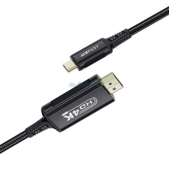 Acefast C1 USB-C - HDMI kábel 4K 60Hz HDR 1.8m - fekete