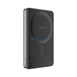 Acefast M12-10000 powerbank 1xUSB-C csatlakozással 10000mAh 20W PD - fekete