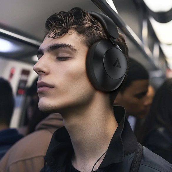 Acefast H3 Bluetooth vezeték nélküli fejhallgató ANC - fekete