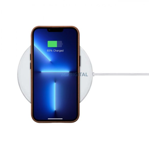 iCarer olajviasz prémium bőr tok bőr tok iPhone 14 Pro Max mágneses MagSafe barna (WMI14220704-RB)