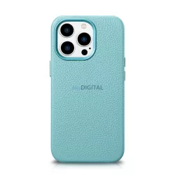   iCarer Litchi prémium bőr tok iPhone 14 Pro Max mágneses bőr tok MagSafe zöld (WMI14220712-GN)