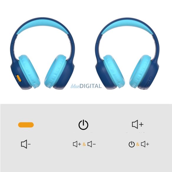 Tronsmart KH02 vezeték nélküli fejhallgató gyerekeknek - kék