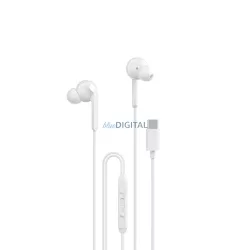   Dudao X3C+ vezetékes fülhallgató USB-C csatlakozóval 1,2 m - fehér