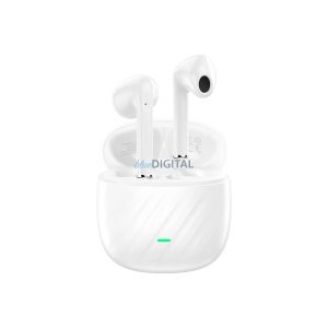 Dudao U14+ vezeték nélküli TWS Bluetooth 5.3 fülhallgató - fehér