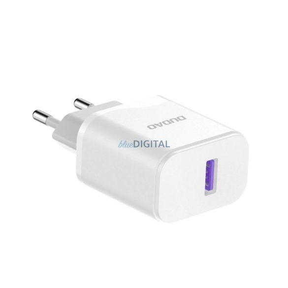 Dudao A20EU hálózati töltő 1xUSB-A csatlakozással 18W - fehér