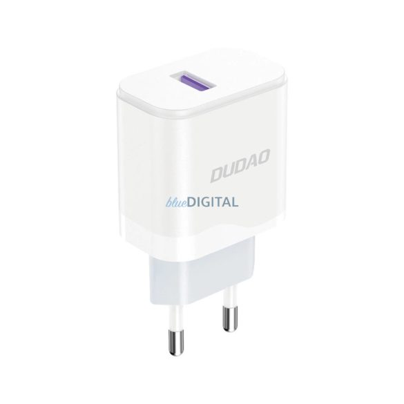 Dudao A20EU hálózati töltő 1xUSB-A csatlakozással és USB-A - Lightning kábellel 18W fehér