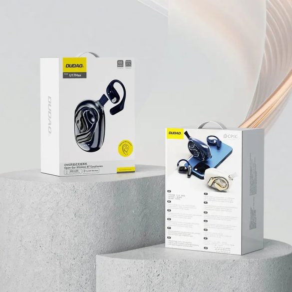 Dudao U17Max OWS Bluetooth vezeték nélküli fülhallgató - fekete